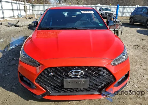 2020 Hyundai Veloster N z USA, uszkodzony, nr VIN KMHT36AH9LU008036